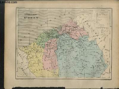 Carte du Dpartement d'Oran