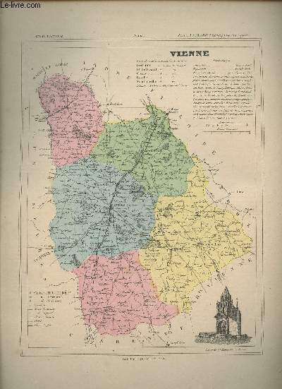 Carte de la Vienne
