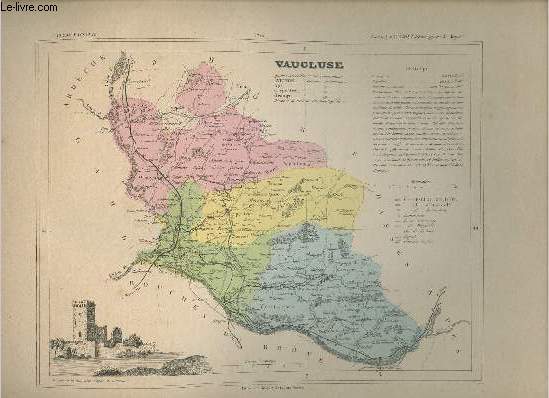 Carte du Vaucluse.