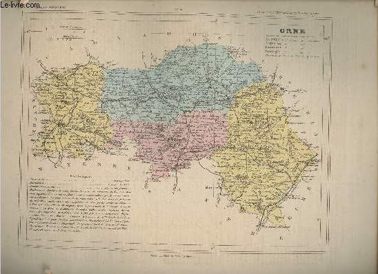 Carte de l'Orne.
