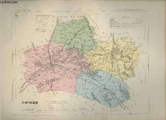 Carte du Loiret
