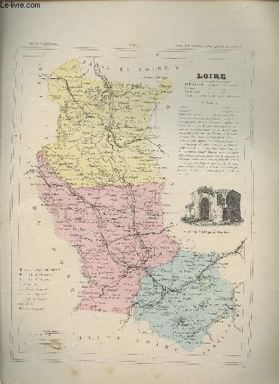 Carte de la Loire.