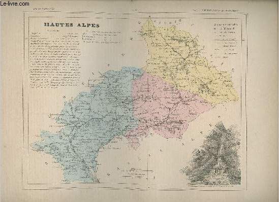 Carte du Dpartement des Hautes Alpes