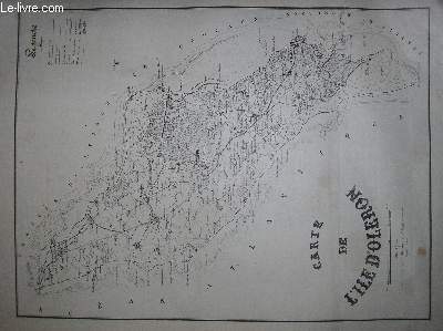 Carte maritime de l'Île d'Oléron.