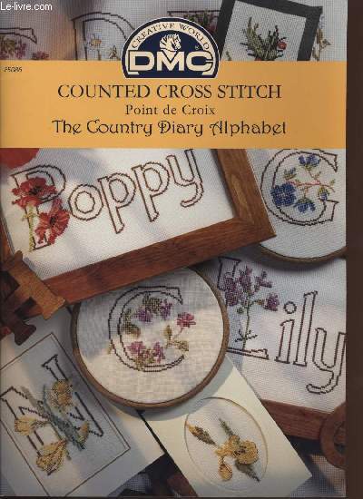 COUNTED CROSS STITCH point de croix The Country Diary Alphabet
