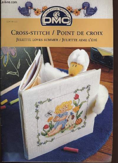 CROSS-STITCH / POINT DE CROIX ; Juliette loves summer / Juliette aime l't