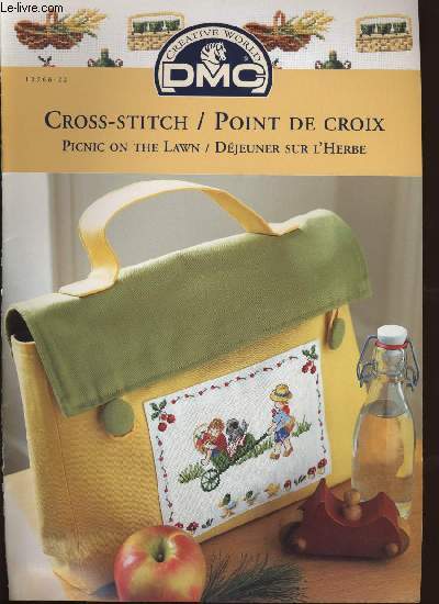 CROSS-STITCH / POINT DE CROIX ; picnic on the lawn / djeuner sur l'herbe