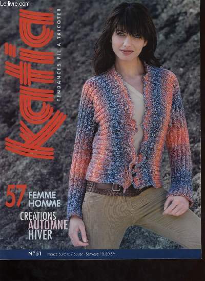 KATIA Tendances fil  tricoter. No. 51