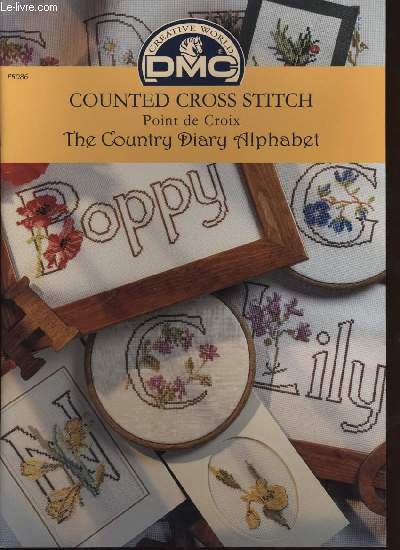 COUNTED CROSS STITCH / POINT DE CROIX the country diary alphabet