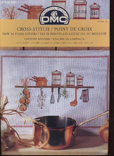 CROSS-STITCH / POINT DE CROIX country kitchen / agre de campagne