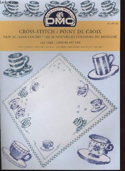 CROSS-STITCH / POINT DE CROIX tea time / l'heure du th