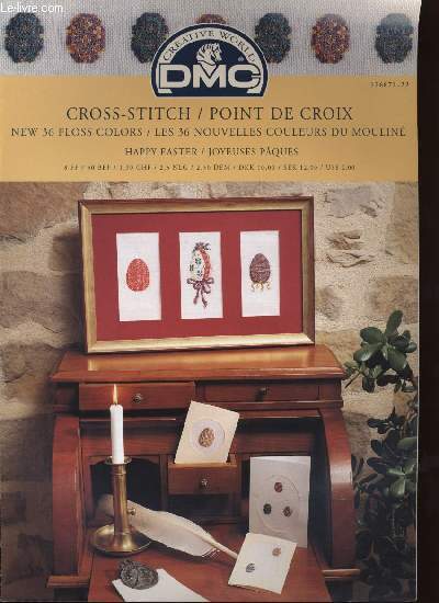 CROSS-STITCH / POINT DE CROIX happy easterf / joyeuses Pques