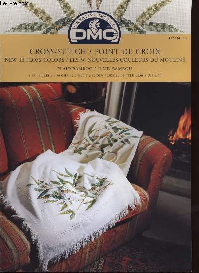 CROSS-STITCH / POINT DE CROIX plaid bamboo / plaid bambou