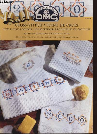 CROSS-STITCH / POINT DE CROIX bathtime pleasures / plaisir du bain