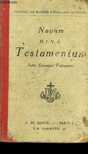 Novum testamentum
