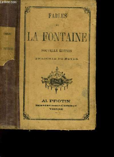 FABLES DE LA FONTAINE. NOUVELLE EDITION.