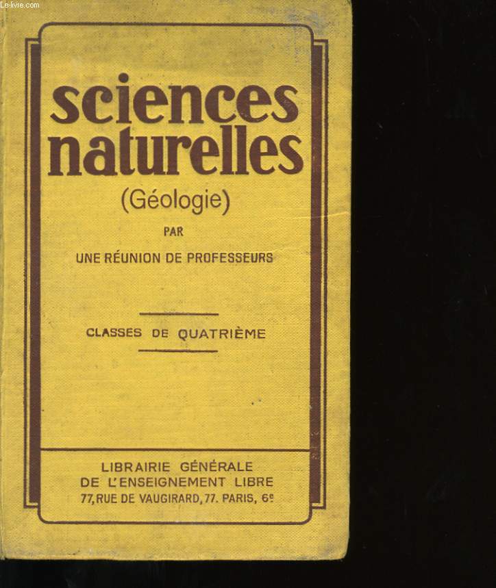 SCIENCES NATURELLES.