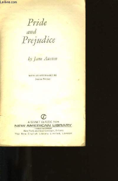 PRIDE AND PREJUDICE.