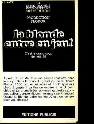 LA BLONDE A L'EAU.