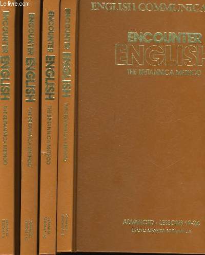 ENCOUNTER ENGLISH. THE BRITANNICA METHOD. EN 4 VOLUMES.