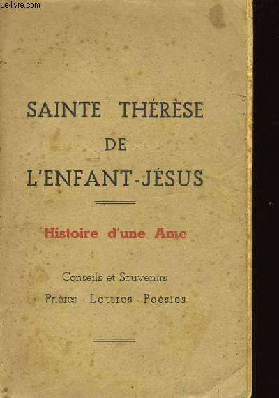 SAINTE THERESE DE L'ENFANT - JESUS.