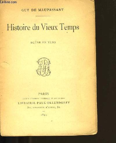 HISTOIRE DU VIEUX TEMPS.