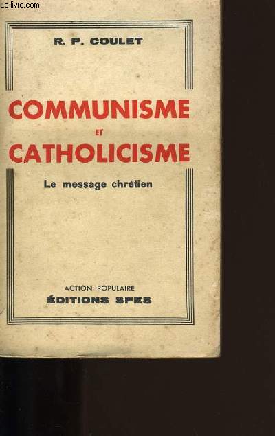 COMMUNISME ET CATHOLICISME.