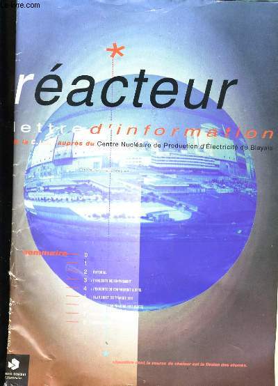 REACTEUR. LETTRE D'INFORMATION. N7.