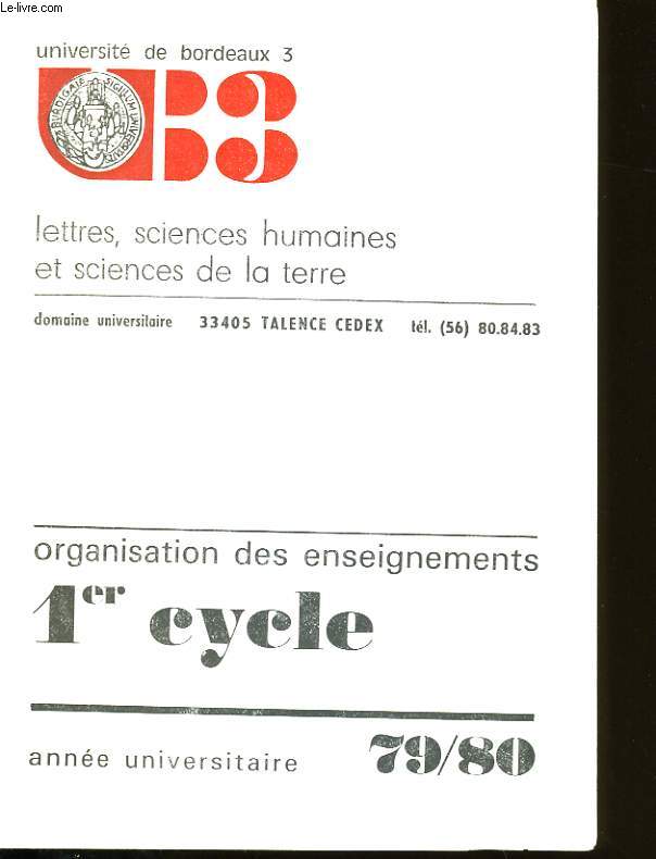 LETTRES, SCIENCES HUMAINES ET SCIENCES DE LA TERRE.