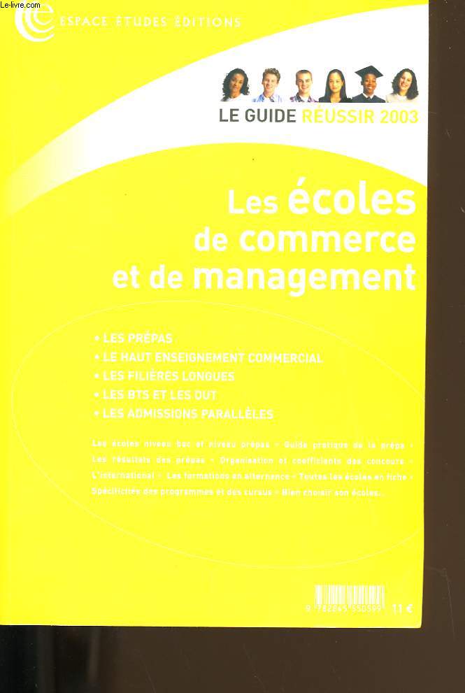 LES ECOLES DE COMMERCE ET DE MANAGEMENT.