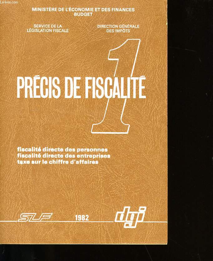 PRECIS DE FISCALITE N1.