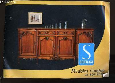 CATALOGUE DE MEUBLES. MEUBLES GUIGUE.