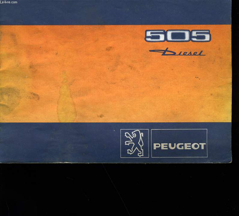 505 DIESEL. PEUGEOT.