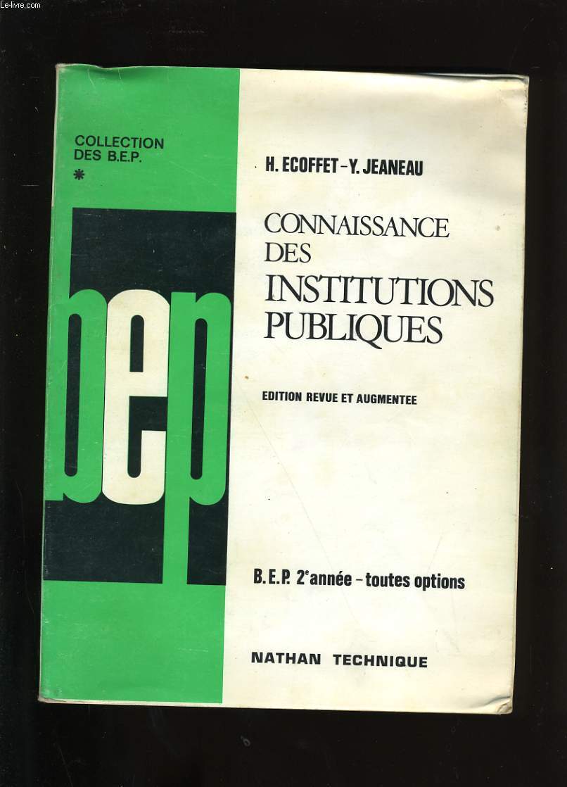 CONNAISSANCE DES INSTITUTIONS PUBLIQUES.