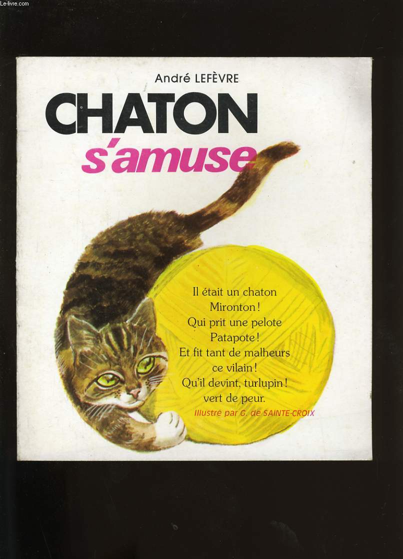 CHATON S'AMUSE.