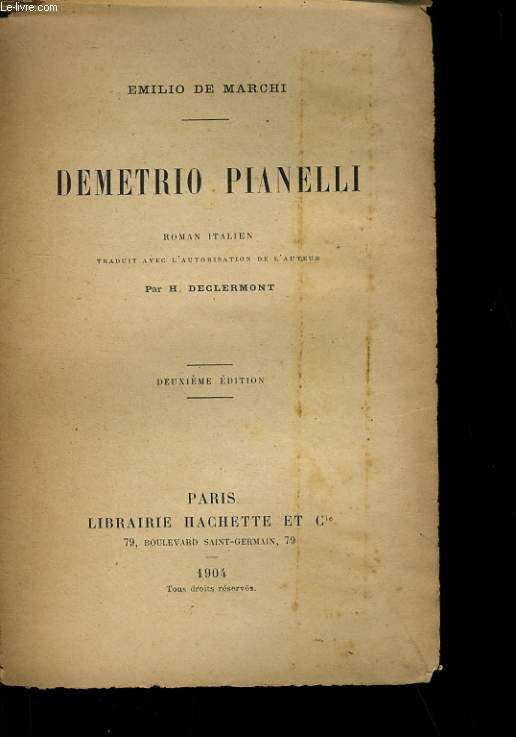 DEMETRIO PIANELLI.