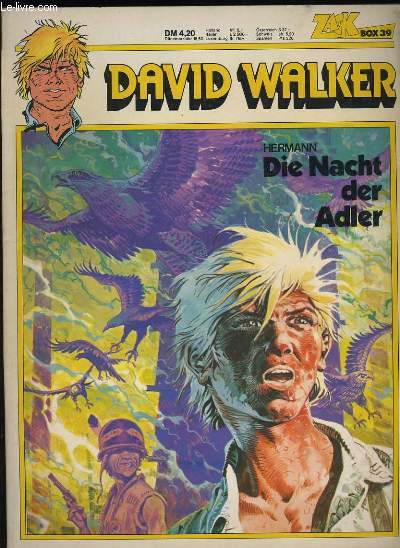 DAVID WALKER. DIE NACHT DER ADLER. ZACK BOX 39.