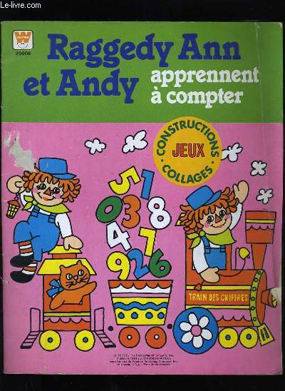 RAGGEDY ANN ET ANDY APPRENENT A COMPTER.