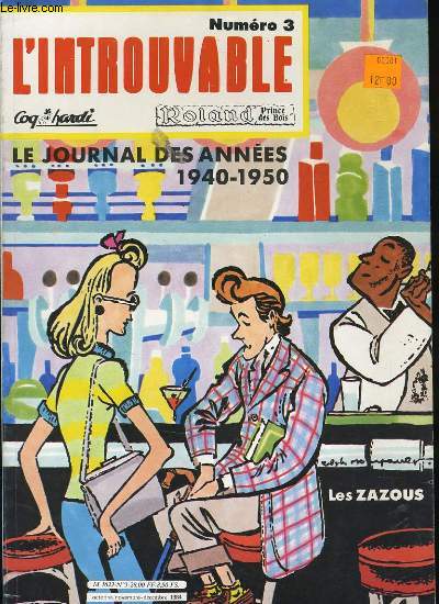 L'INTROUVABLE N3. COQ HARDI. ROLAND PRINCE DES BOIS. LES ZAZOUS.