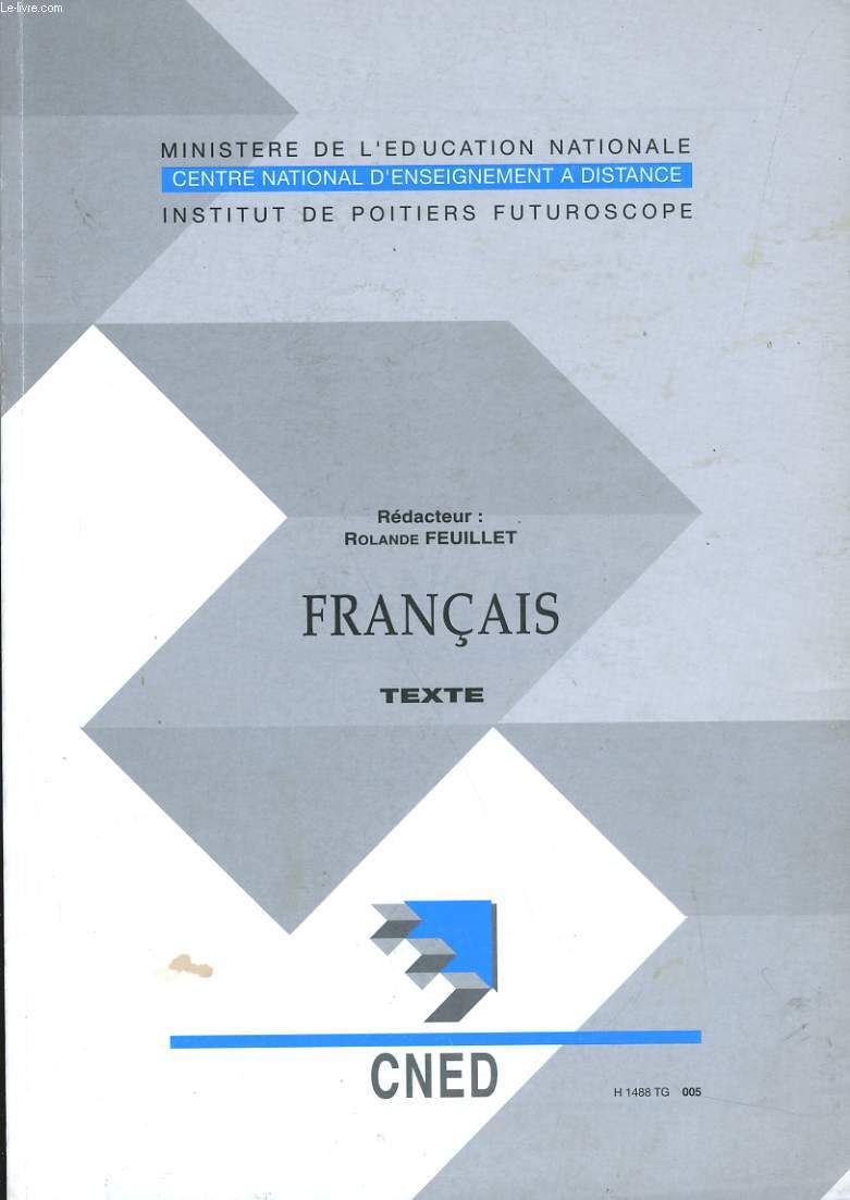 FRANCAIS. TEXTE.