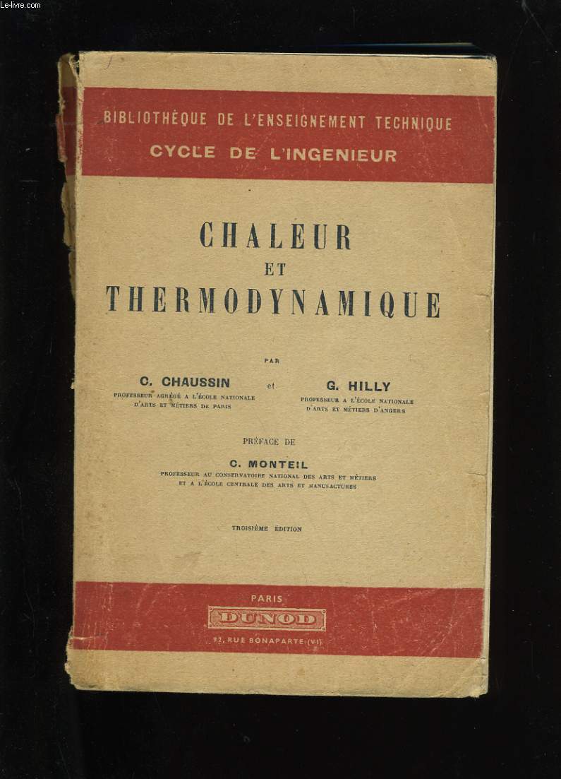 CHALEUR ET THERMODYNAMIQUE.