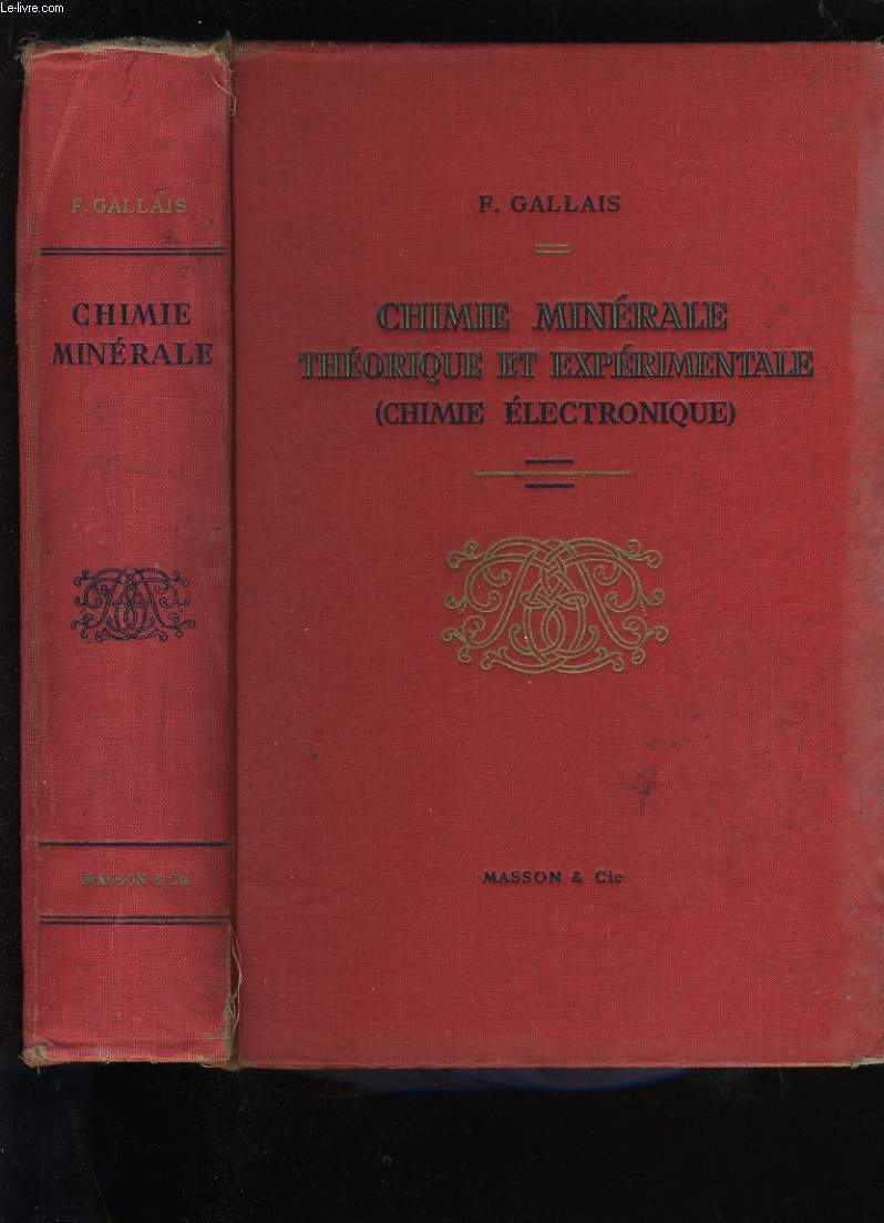 CHIMIE MINERALE THEORIQUE ET EXPERIMENTALE. CHIMIE ELECTRONIQUE.