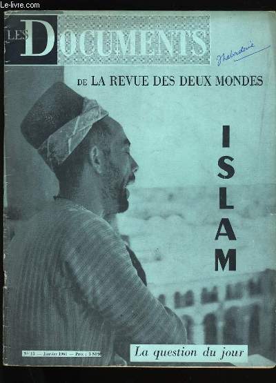 LES DOCUMENTS DE LA REVUE DES DEUX MONDES. N 15.