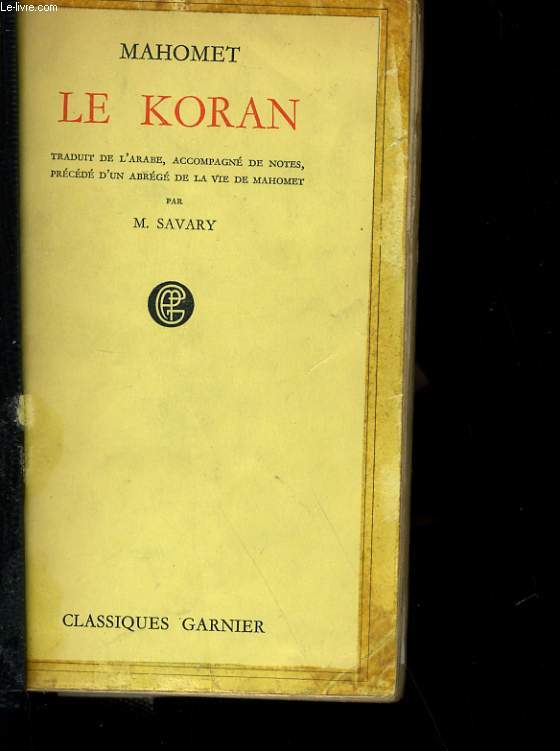 MAHOMET. LE KORAN.