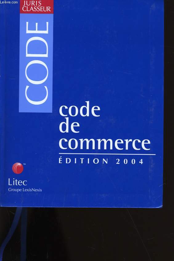 CODE DE COMMERCE.