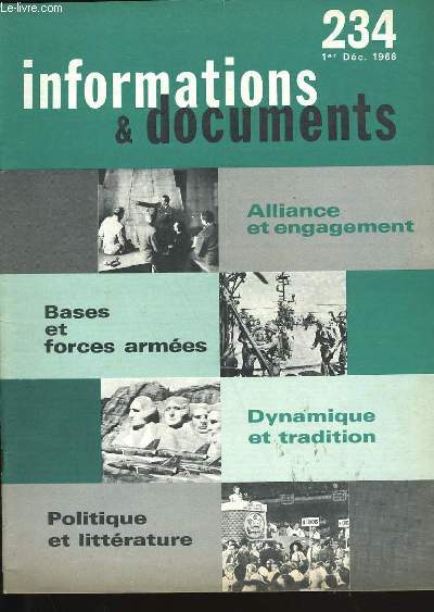 INFORMATIONS ET DOCUMENTS N 234.