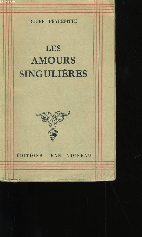 LES AMOURS SINGULIERES.