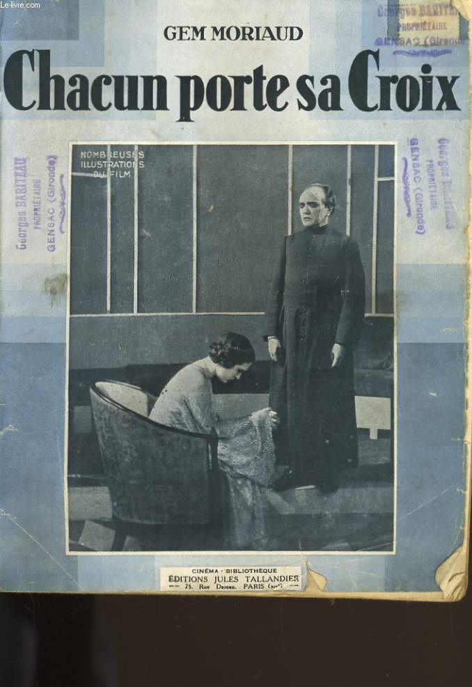 CHACUN PORTE SA CROIX.
