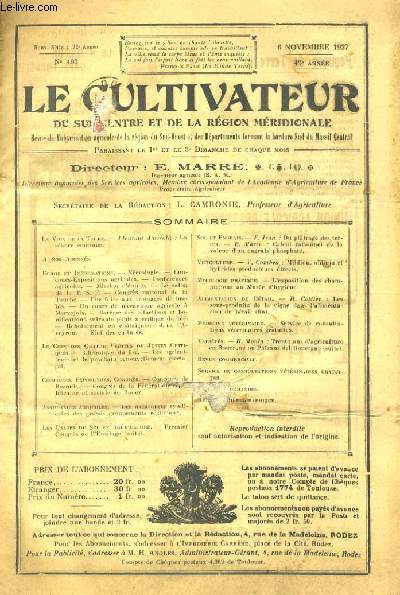 LE CULTIVATEUR (LOT DE 3 REVUES)