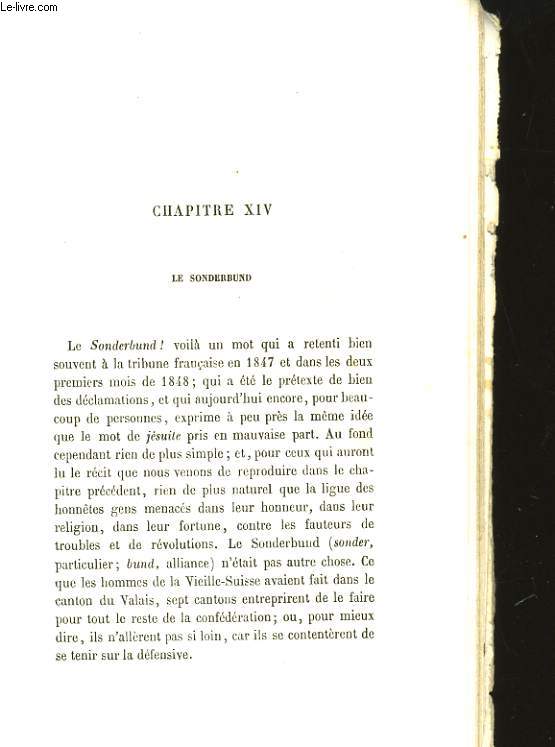 CHRONIQUE DU MONT SAINT BERNARD